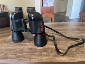 Simmons 1107 10x50 Red Line Binoculars 367ft @1000yds Coated Optics~No Lens Caps - Picture 1 of 5