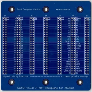 SC501 – 7-SLOT BACKPLANE (Z50BUS) - Picture 1 of 2