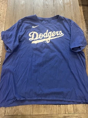 Camisa azul para hombre Nike Mookie Betts Los Angeles Dodgers 2XL Foto 1 de 2