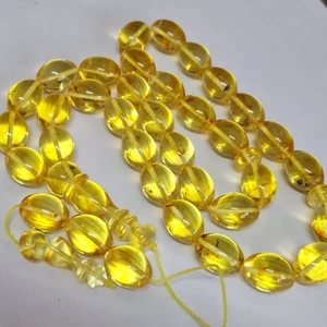 ☀️Natural Baltic Amber Islamic Prayer 33Olive Beads Misbaha Tasbih Rosary 67g📿 - Picture 1 of 24
