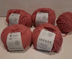 Jaeger Ascot Yarn lot of 4+ Skeins -  shade 080 Dye lot 41967 - Picture 1 of 4