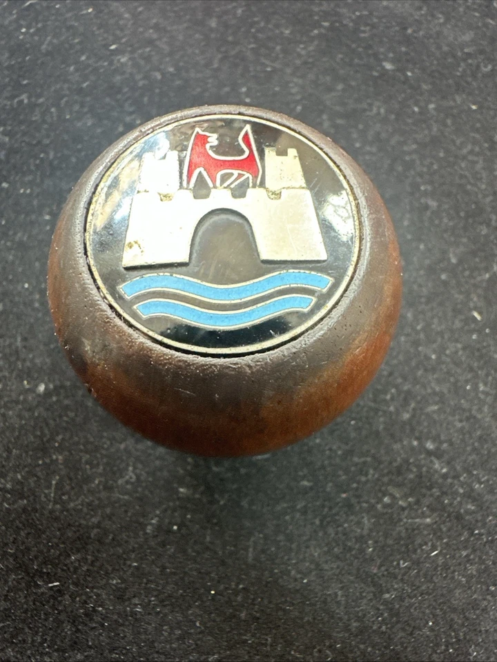 De colección, clásico Volkswagen palanca de cambios Wolfsburg nogal, Cloisonne! Foto 1 de 4