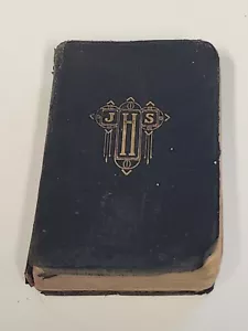 Antique POLISH PRAYER Book 1928 ANIOL STROZ Ecclesiastica - Leather Bound Small - Picture 1 of 22