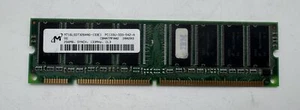 Memory, ibm pc133u-333542-a 256mb, synch, 133mhz, cl3 MT16LSDT3264AG-133E1 - Picture 1 of 2