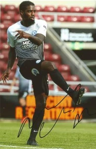 PETERBOROUGH: ANTHONY GRANT SIGNED 6x4 ACTION PHOTO+COA - Picture 1 of 1