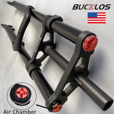 26" Electric/MTB/XC Air Suspension Fork 180mm Travel QR 41mm Offset 4.0 Fat Tire - Image 1 of 4