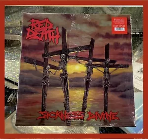 Red Death - Sickness Divine LP On Red Vinyl Thrash/Heavy Metal - Picture 1 of 3