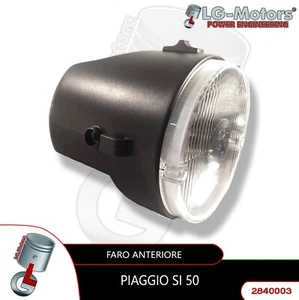 FARO FANALE GRUPPO OTTICO ANTERIORE ABS NERO PIAGGIO SI FL MONO VARIATORE - Imagen 1 de 1