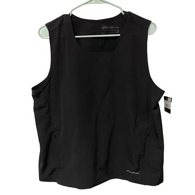 Camiseta sin mangas Eddie Bauer Mountain Crinkle Shirts Colección L Gris Atlético Fitness Foto 1 de 4