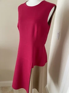 Authentic Colorblock Sportmax by Max Mara Wool A- line Dress. - Picture 1 of 11