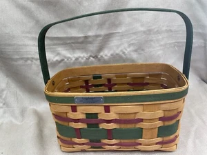Longaberger 2008 Christmas Wrap It Up Basket and Protector - Picture 1 of 18