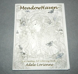 MeadowHaven Fantasy Art Adult Coloring Book by Adele Lorienne  0272 - Imagen 1 de 6