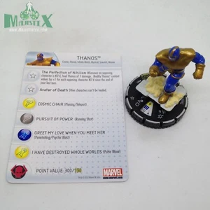 Heroclix Guardianes Galácticos Set Thanos #045 ¡Figura súper rara con tarjeta! - Imagen 1 de 1