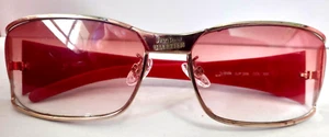 Authentic Vintage 90s Jean Paul Gaultier Women Sunglasses SJP 008 COL. 300 Red - Picture 1 of 15