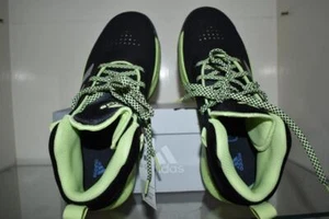 Zapatos de baloncesto Adidas para niños Cross Em Up GY8718 talla 5,5 negros/verde brillante nuevos en caja - Imagen 1 de 4