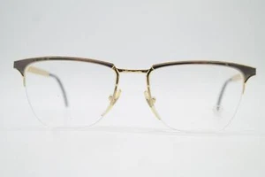 Vintage Brille POLICE 2056N Gold Halbrand Brillengestell eyeglasses - Bild 1 von 6