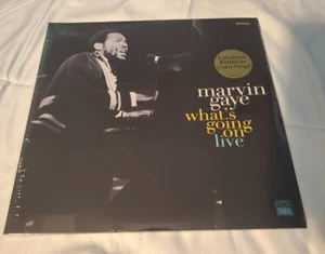 Marvin Gaye- What's Going On Live Turquoise colored vinyl 2lp Sealed - Picture 1 of 2