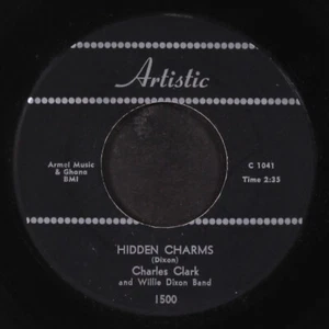 CHARLES CLARK: hidden charms / row your boat ARTISTIC 7" Single 45 RPM - Picture 1 of 2