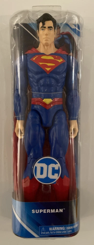 DC Comics Large 12-Inch SUPERMAN Action Figure Superman Toy NEW - Image 1 of 4