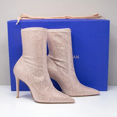 Botín Stuart Weitzman 100 Strech Poudre, para mujer 7,5 B Foto 1 de 4