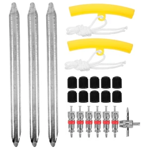 Steel Tire Spoon Lever Iron Kit Professional Motorcycle Tire Changing Tool S - Picture 1 of 20