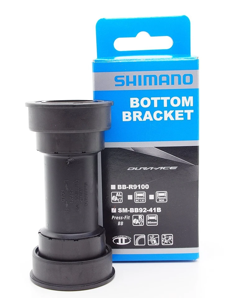 Shimano Road Bike SM-BB92-41B 86.5mm Press-Fit Bottom Bracket, NIB - Image 1 of 1