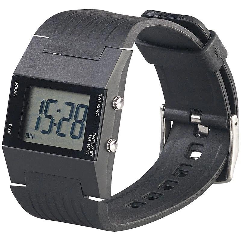 St. Leonhard Sprechende Herren-Armbanduhr mit Weckfunktion - Bild 1 von 4