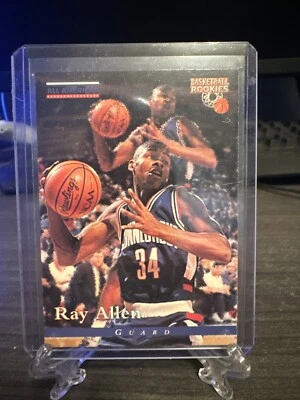 1996 The Score Board Basketball Rookie Card RC Ray Allen NBA Hall Of Famer - Image 1 of 4