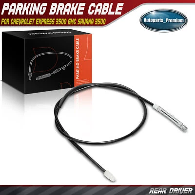 Rear Left Parking Brake Cable for Chevrolet Express 3500 4500 GMC Savana 3500 - Image 1 of 4