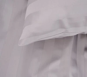 Northern Nights Dobby Stripe Wrinkle Def. Sheet Set &Extra Cases Grey Split Cal - Picture 1 of 1