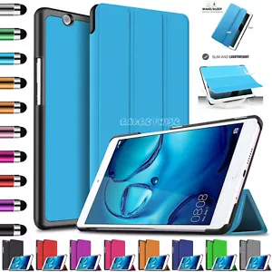 Smart Case Magnetic Flip Stand For Huawei MediaPad M3 Lite 10.1" M3 8.4" M3 8.0" - Picture 1 of 14