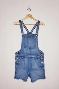 MADEWELL Women Adirondack Denim Cutout Overalls Size Medium - Picture 1 of 8