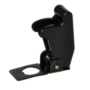 PROTECTOR DE INTERRUPTOR DE PALANCA ESTILO AVIÓN FLICK 12V 24V NEGRO - Imagen 1 de 1