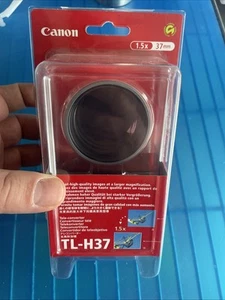 Lente teleconvertidora Canon TL-H37 1,5x 37 mm para videocámara NUEVO SELLADO - Imagen 1 de 4