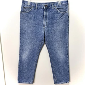 Vtg Lee Jeans Men's 38x29 Straight Leg Union Made USA Faded Denim 90s Classic - Picture 1 of 15