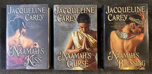 NEW MINT* Naamah’s Kiss, Curse, Blessing by Jaqueline Carey 1st/1st HARDCOVER - Imagen 1 de 22