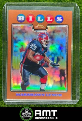 2008 Topps cromo #TC48 Marshawn Lynch refractor de cobre 188/425 Buffalo Bills Foto 1 de 3