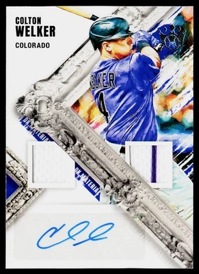 2022 Panini Diamond Kings Colton Welker Dual Patch Auto #DMS-CW - Image 1 of 2