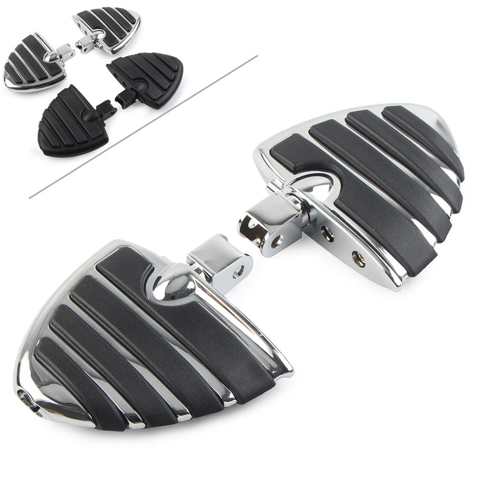 For Honda Shadow ACE VT750 VTX 1300C Motorcycle Front Foot Pegs Footrest Footpeg - Image 1 of 4