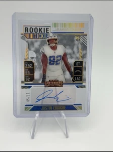 2024 Justin Eboigbe /10 Panini Contenders #246 Clear Ticket RC Chargers - Picture 1 of 2