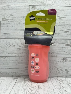 Taza de paja aislante Tommee Tippee - a prueba de fugas - 12+ meses Foto 1 de 2