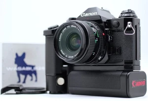 [COMO NUEVA] Cámara fotográfica Canon AE-1 Program 35 mm nueva FD 28 mm f2,8 Motor Drive MA JAPÓN - Imagen 1 de 24