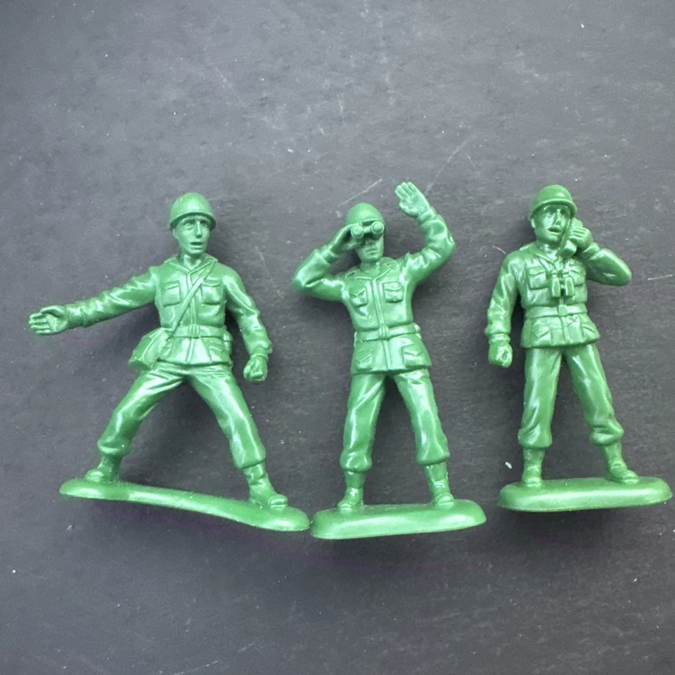 De Colección Burger King Toy Story Verde Ejército Hombres Conjunto de 3 Figuras de Acción Juguetes 2.75" RARO Foto 1 de 2
