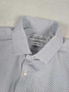 Mizzen + Main Leeward Langarmhemd Herren Medium Trim Fit Geometrisch AOP - Bild 1 von 7