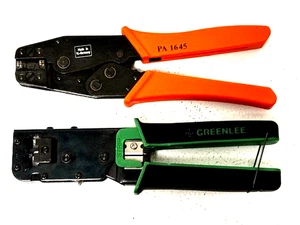 Paladin / Greenlee Crimping Tool PA1645 + Greenlee Crimper - Made in W. Germany - Picture 1 of 5