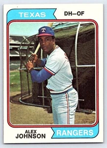 Alex Johnson  1974 Topps  #107 - Please see pics for cond. - Picture 1 of 2
