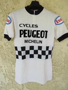 Maillot PEUGEOT ESSO MICHELIN 1978 Bernard THEVENET jersey trikot vintage 3 M - Picture 1 of 5