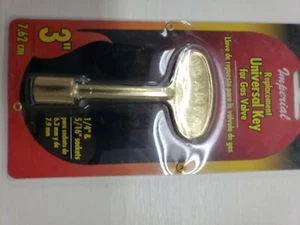 Dante Imperial Ersatz Universal Messing 3" Gasventil Schlüssel 1/4" 5/16" Steckschlüssel - Bild 1 von 7