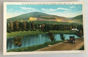 De colección Mt Utsayantha Stamford Nueva York, Catskill Mountains, reducido, sin publicar - Imagen 1 de 7