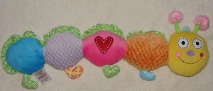 Gund Baby Happi by Dena Plush Caterpillar Soft Stuffed Toy Heart Colorful - Picture 1 of 2